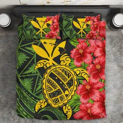 Hawaii Turtle Hibiscus Polynesian Bedding Set