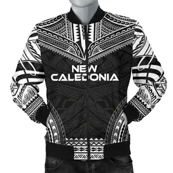 New Caledonia Polynesian Chief Men's Bomber Jacket - Black Version - Bn10