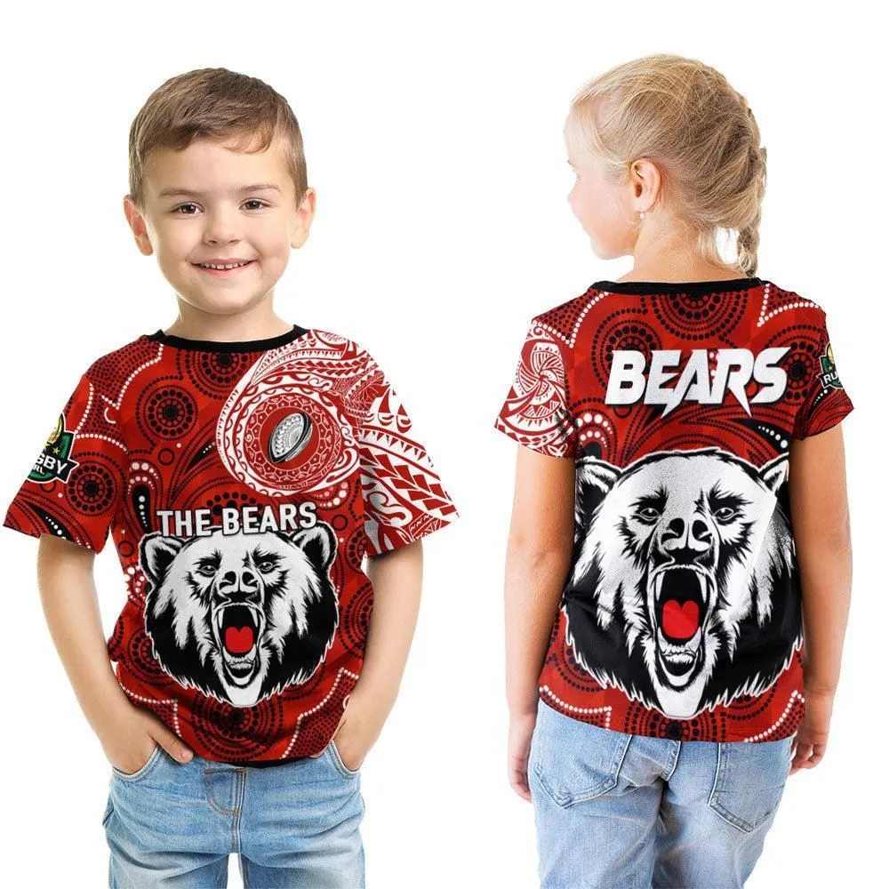 Vibe Hoodie Clothing - North Sydney Bears Polynesian Tattoo Style T Shirt