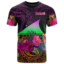 Tokelau Personalised T shirt - Summer Hibiscus