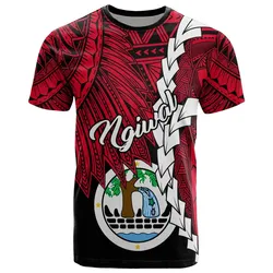 Palau Ngiwal Polynesian T-Shirt - Tribal Wave Tattoo