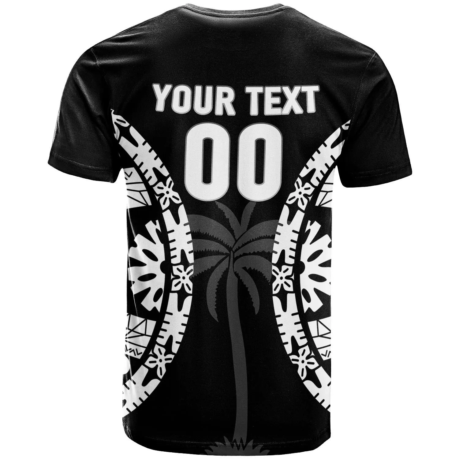 Custom Personalised Fiji Rugby Sevens Fijian Tapa Pattern T-Shirt LT12