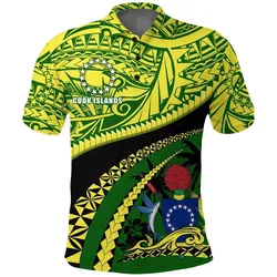 Cook Islands Polo Shirt Polynesian Tattoo
