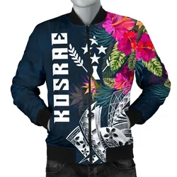 Kosrae Men's Bomber Jacket - Kosrae Summer Vibes - BN15