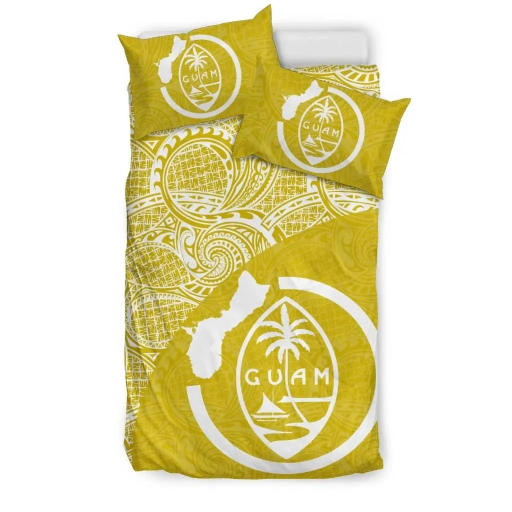 Guam Bedding Set Coat Of Arm Map Polynesian 14 Th9