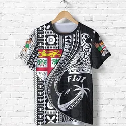 (Custom Personalised) Fiji Tapa Polo Shirt Creativity Rugby - Custom Text and Number