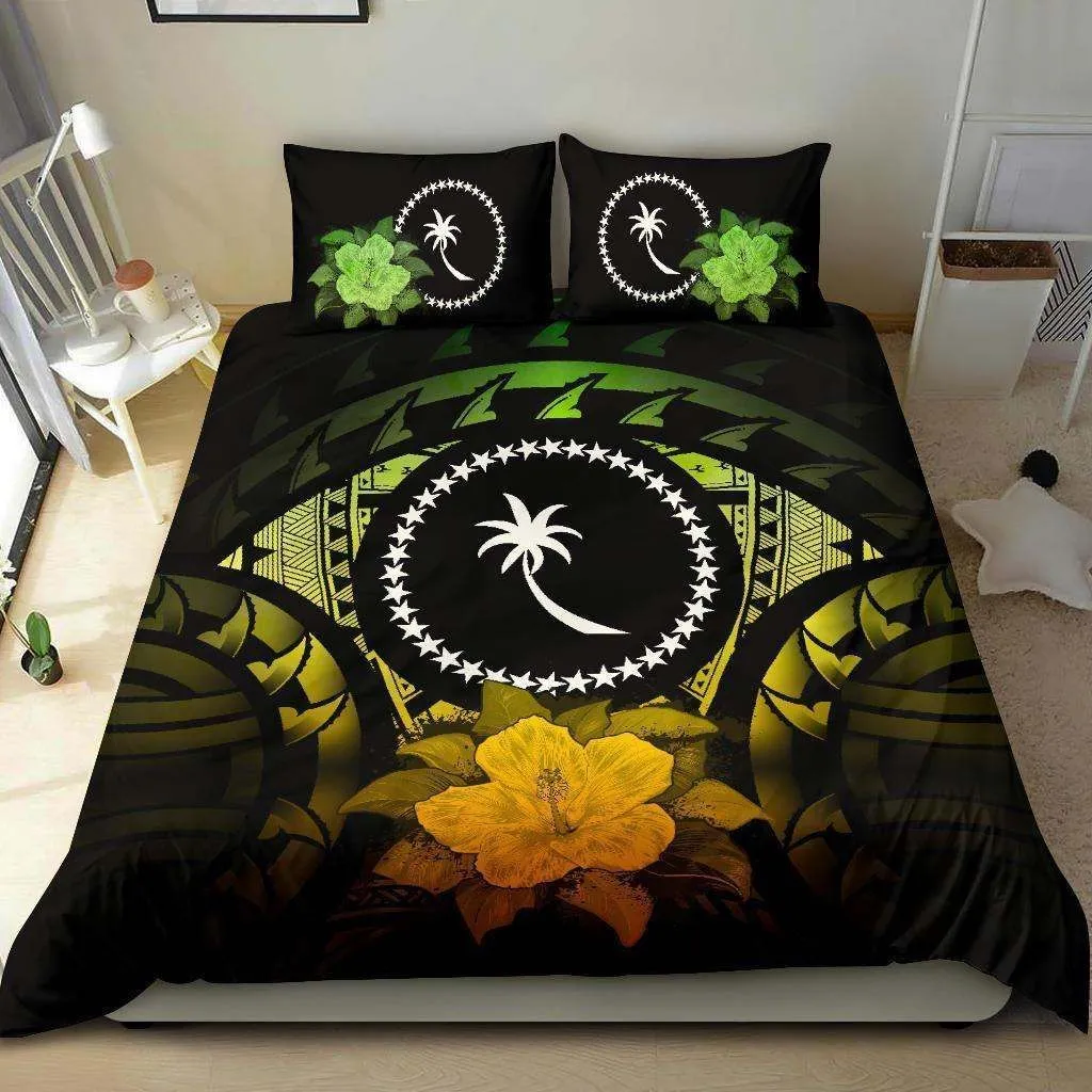 Chuuk Hibiscus Bedding Set Reggae A24 Dhc28111707Dd