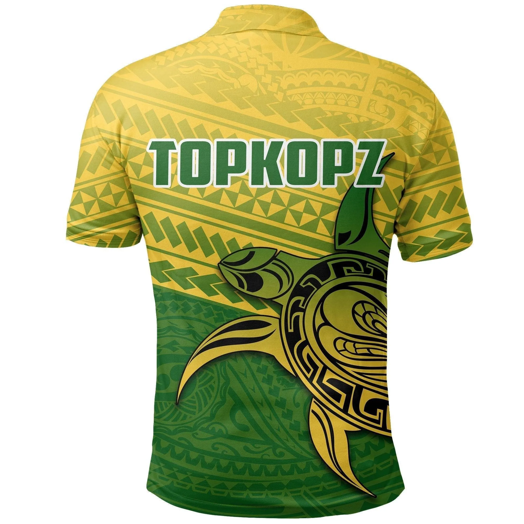 Cook islands Rugby Turtle Polynesian Polo Shirt-TOPKOPZ