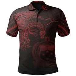 Alohawaii Shirt - Polo Shirt Samoa Samoan Dragon Polynesian Tattoo TH5