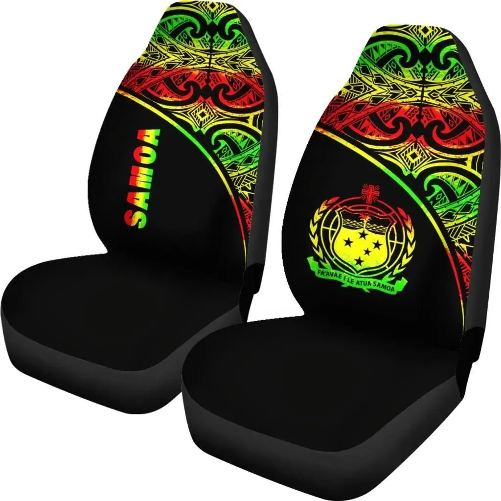 FamilyGater Accessories Car Seat Covers - Samoa Polynesian - Reggae Curve - BN11
