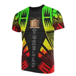 Tokelau T shirt - Tokelau Coat Of Arms Polynesian Tattoo Reggae Style