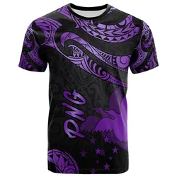 Papua New Guinea Polynesian T shirt - Poly Tattoo Purple Version