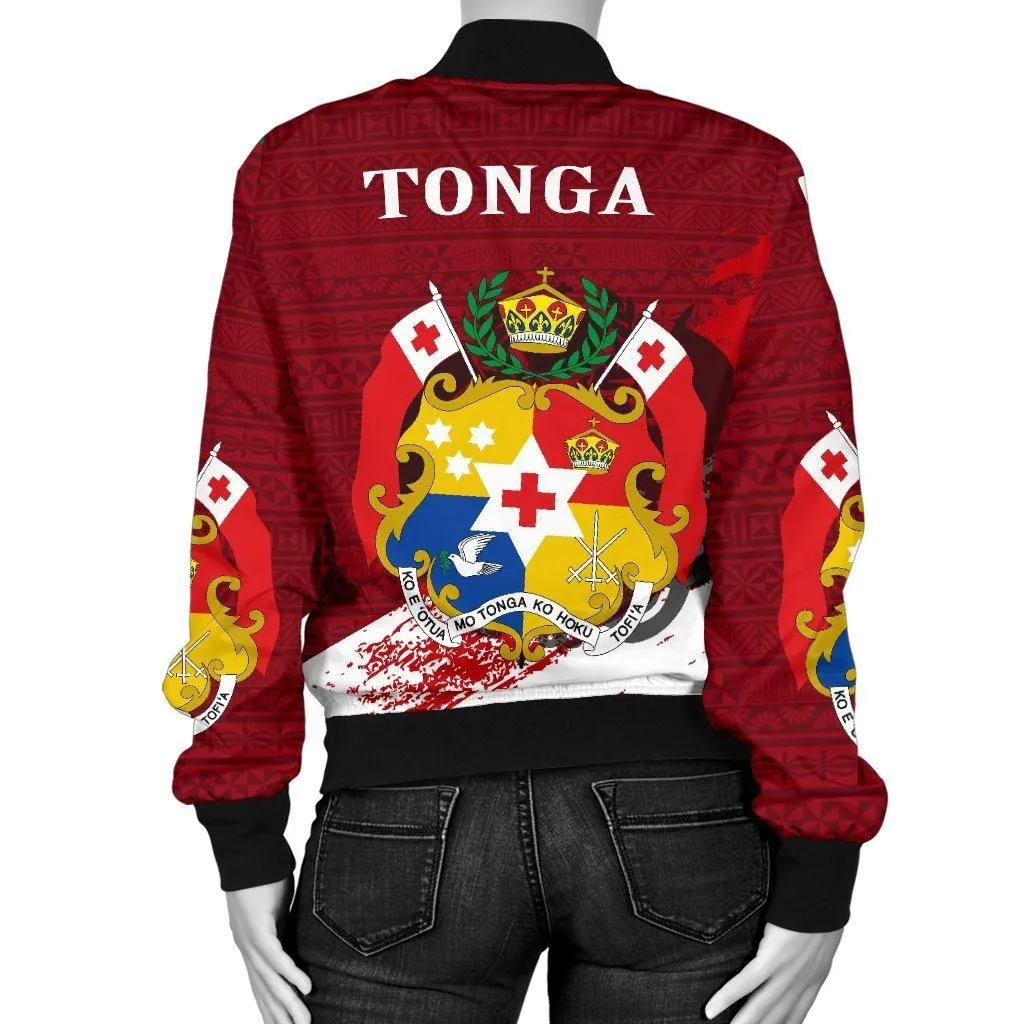 PuleAnga FakatuI O Tonga Special Womens Bomber Jacket