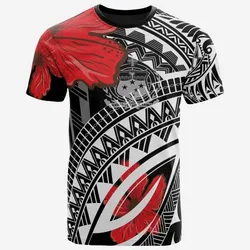 Samoa T shirt - Polynesian Ornament Hibiscus