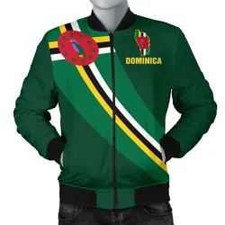 Dominica Men's Bomber Jacket Special Flag A21