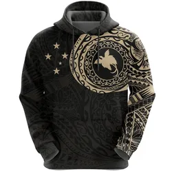 Alohawaii Clothing - Hoodie Papua New Guinea In My Heart Tattoo Style A7