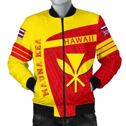 Hawaii Kanaka Polynesian Sport Mens Bomber Jacket - Premium Style
