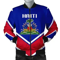 Haiti Coat Of Arms Men Bomber Jacket Lucian Style J5W