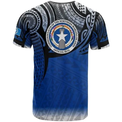 Northern Mariana Islands Polynesian T shirt - Tattoo Pattern