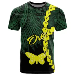 Papua New Guinea Oro Province Polynesian T shirt - Tribal Wave Tattoo