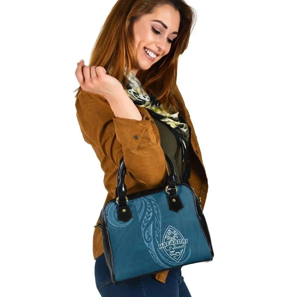 Guam Shoulder Handbag - Hafa Adai Pattern Style