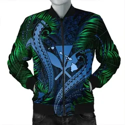 Alohawaii Jacket - Hawaii Shark Polynesian Tropical Bomber Jacket - Pastel - AH - J4R