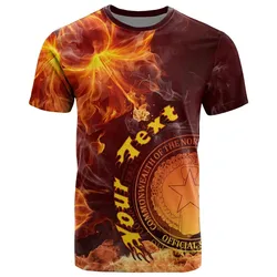 Alohawaii T-Shirt - Tee Northern Mariana Islands Polynesian Custom Personalised - Fire Hibiscus - BN12