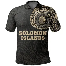 Alohawaii Shirt - Polo Shirt Solomon Islands In My Heart Tattoo A7