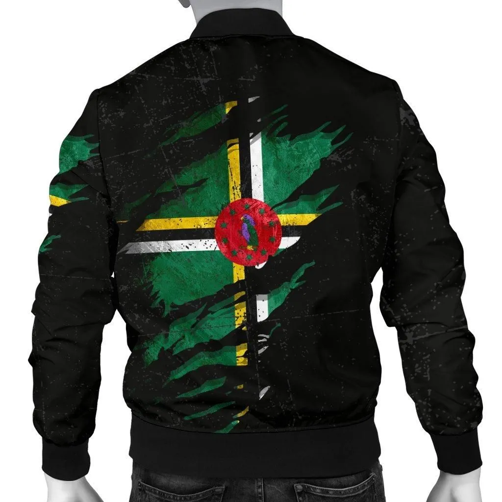 Dominica In Me Mens Bomber Jacket - Special Grunge Style