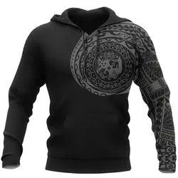Hoodie Tonga In My Heart Polynesian Tattoo Style Special A7