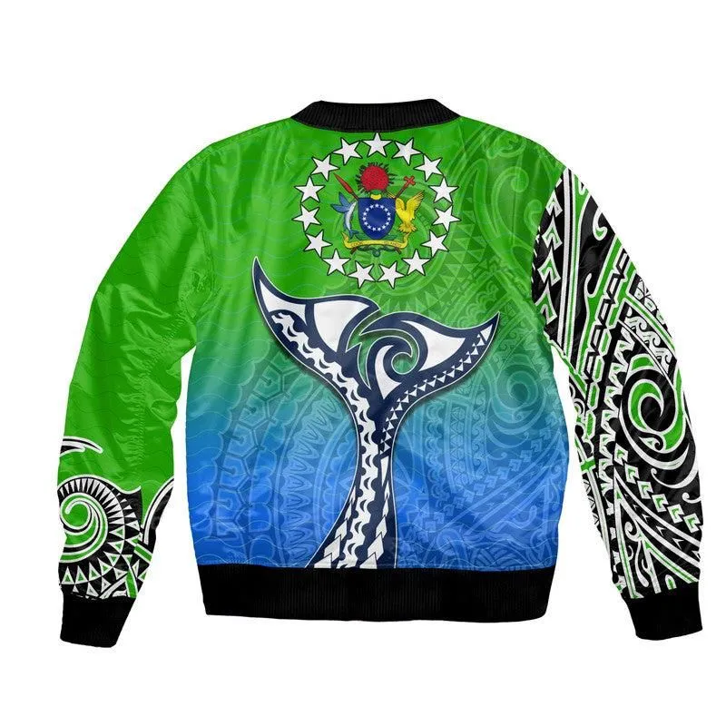 Cook Islands Mitiaro Polynesian Bomber Jacket LT6