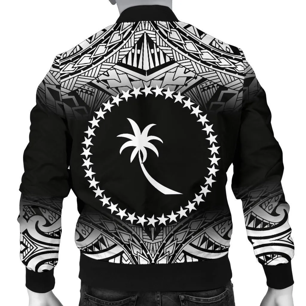 Chuuk Men's Bomber Jacket - Fog Black Style - BN09