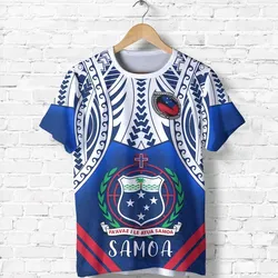 Samoa Rugby T shirt Tribal Pattern
