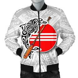 American Samoa Polynesian Mens  Bomber Jacket - Fagasa