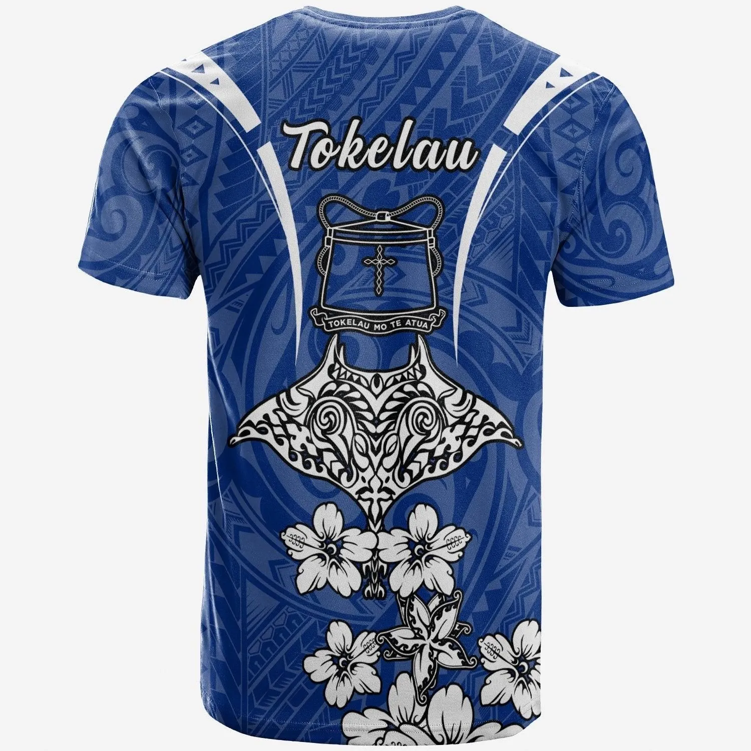 Tokelau T shirt - Ray Hibiscus