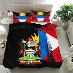Antigua and Barbuda Flag Bedding Set Flag Style