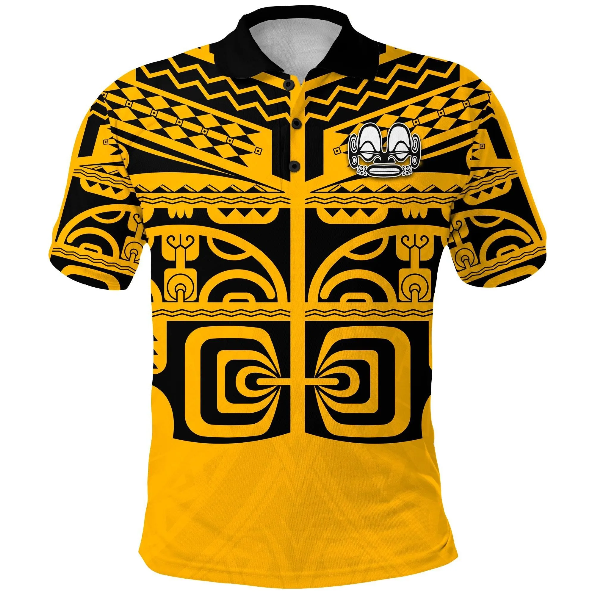 (Custom Personalised) Marquesas Islands Polo Shirt - Marquesas Tattoo Version 02 LT13