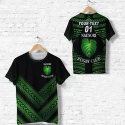 (Custom Personalised) Fiji Nausori Rugby T Shirt Creative Style, Custom Text And Number LT8