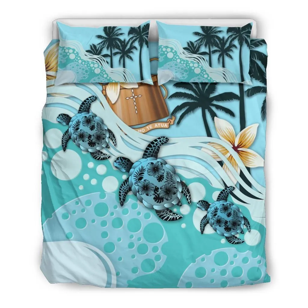 Tokelau Blue Turtle Hibiscus Cl02120327Mdb Bedding Sets