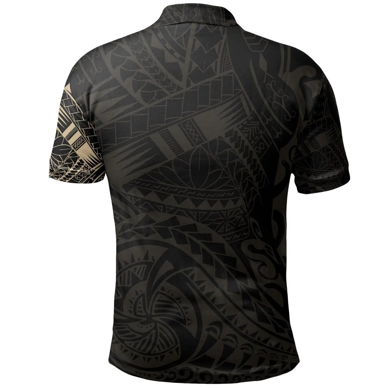 Polynesian Tattoo Style Polo Shirt Version 2.0