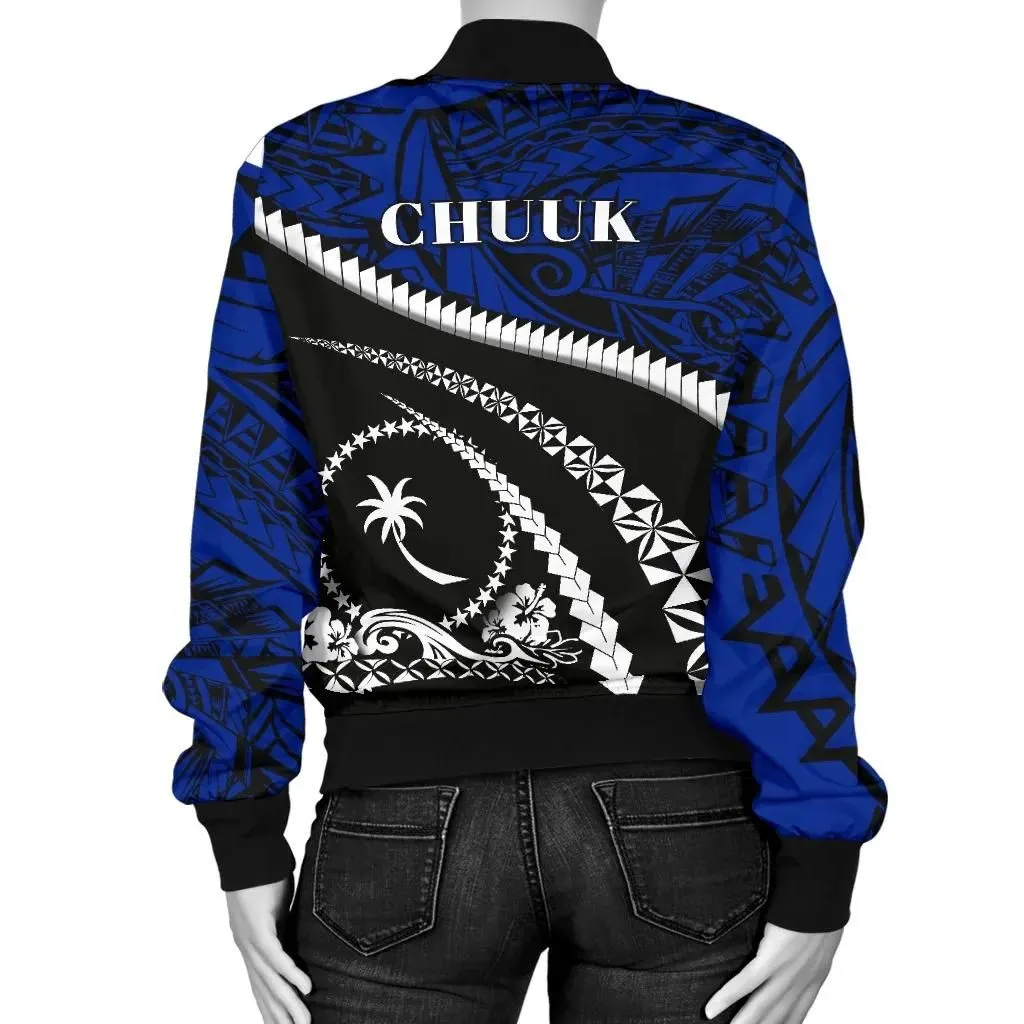 Chuuk Women Bomber Jacket - Road to Hometown K8