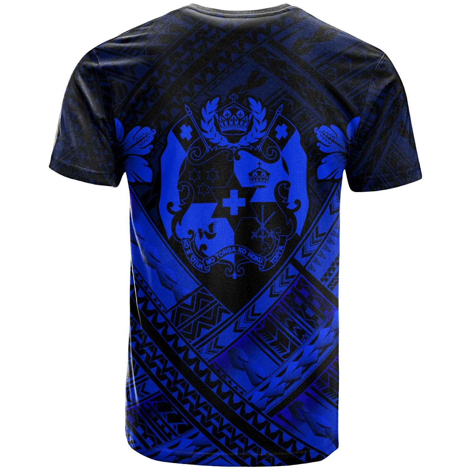 Tonga Polynesian  T-Shirts - Tonga Blue Seal Camisole Hibiscus Style - BN18