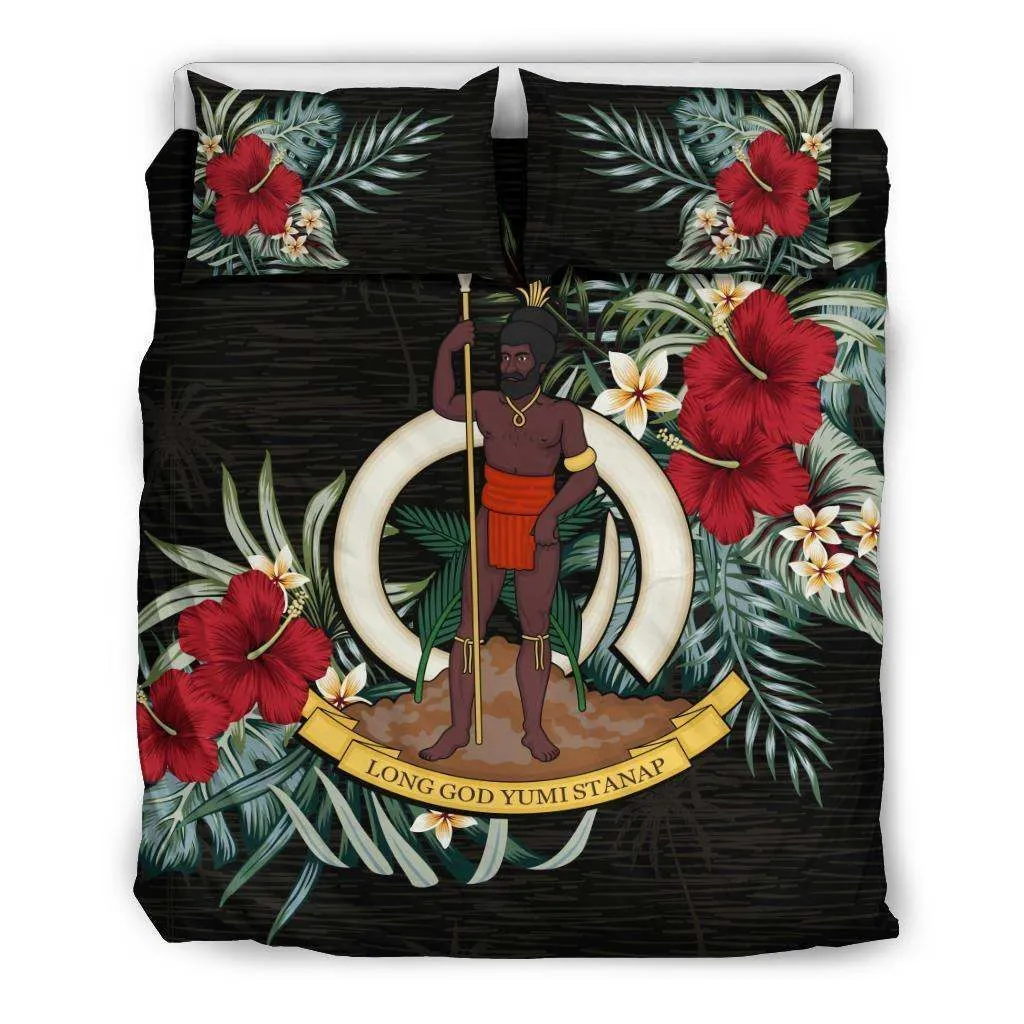 Vanuatu Hibiscus Coat Of Arms Bedding Set A02 Dhc28111366Dd