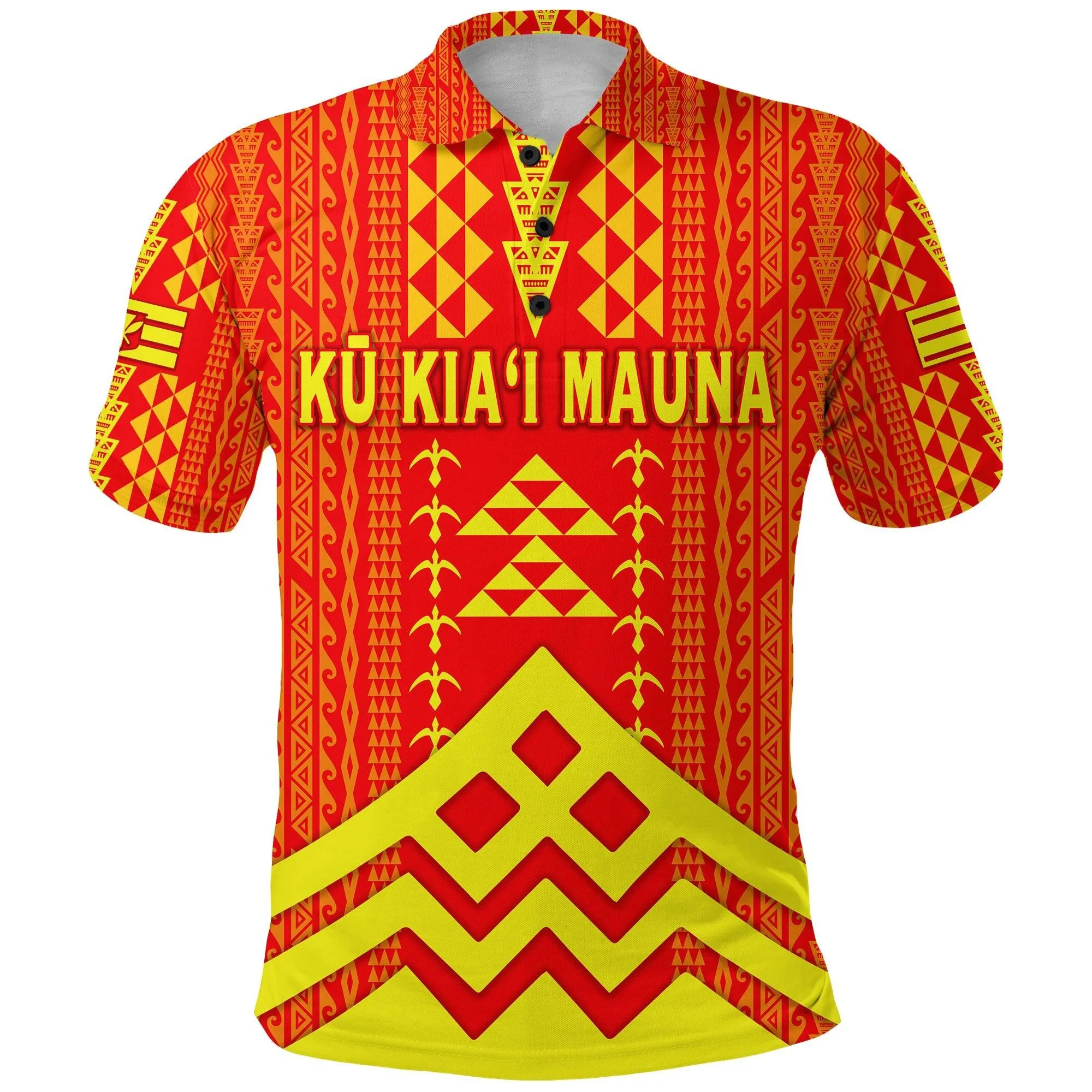 Hawaii Ku Kiai Mauna Polo Shirt We Are Mauna Kea Unique Vibes LT8