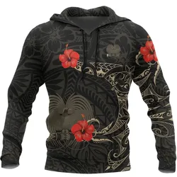 Alohawaii Clothing - Hoodie Papua New Guinea Hibiscus Tattoo Style A7