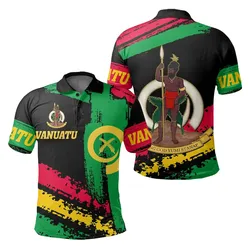 Alohawaii Shirt - Polo Shirt Vanuatu Coat Of Arm - Son Style - J4