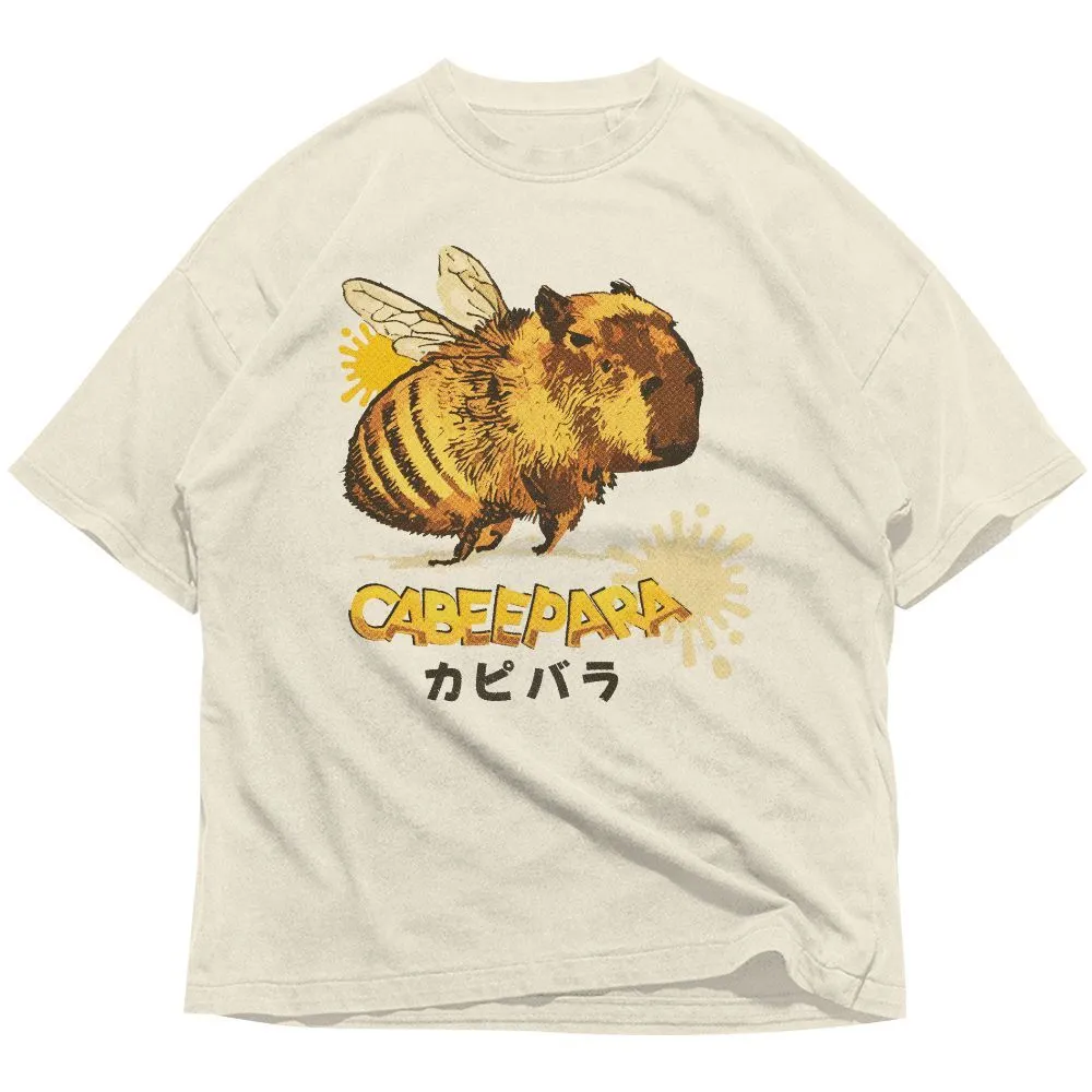 Langarmshirt Kinder Capybara Japan Surfen T-Shirt - Kanagawa Wave
