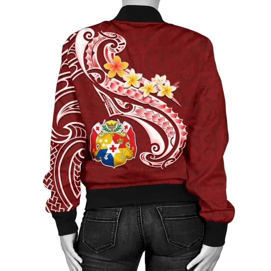 FamilyGater Jacket - Bomber Jacket Tonga - Tonga Coat Of Arms With Polynesian Patterns - BN25