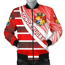 Tonga Rugby Men Bomber Jacket Victorian Vibes