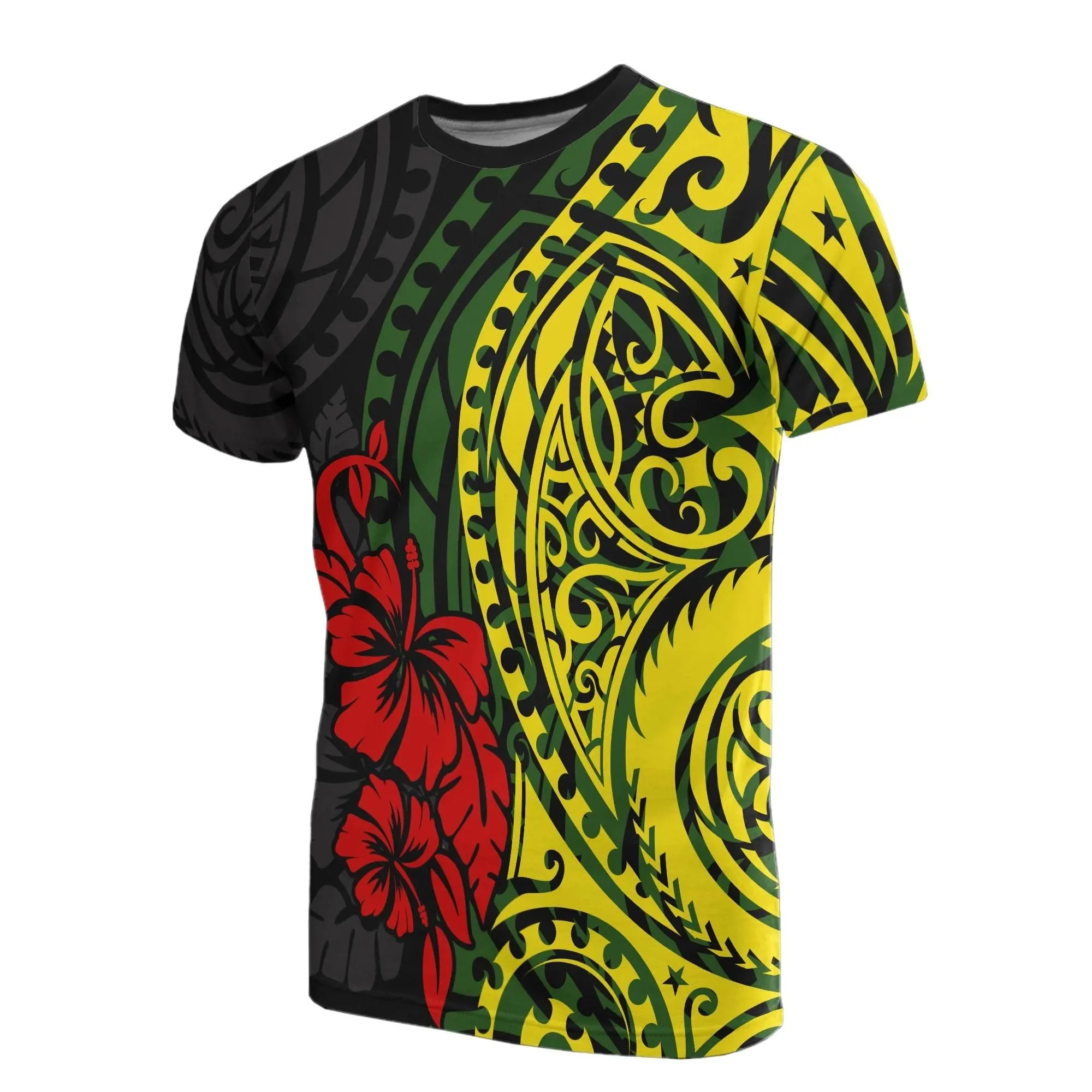 Alohawaii T-Shirt - Tee Hawaii Polynesian , Hibiscus Kanaka Maoli All Over Print BN15